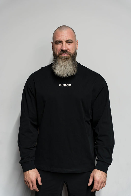 PURGD Oversized Long Sleeve Tee - Purgd Gym Wear