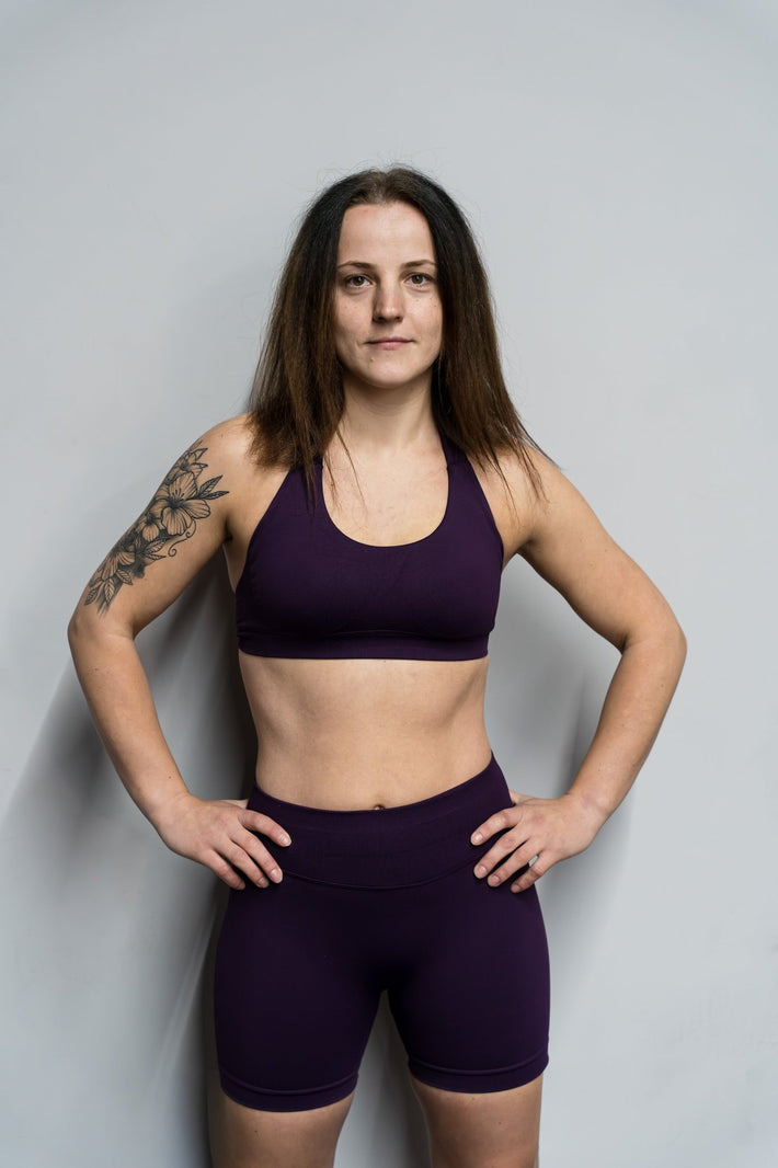 PURGD Sculpt Set — Halter Bra & Shorts - Purgd Gym Wear
