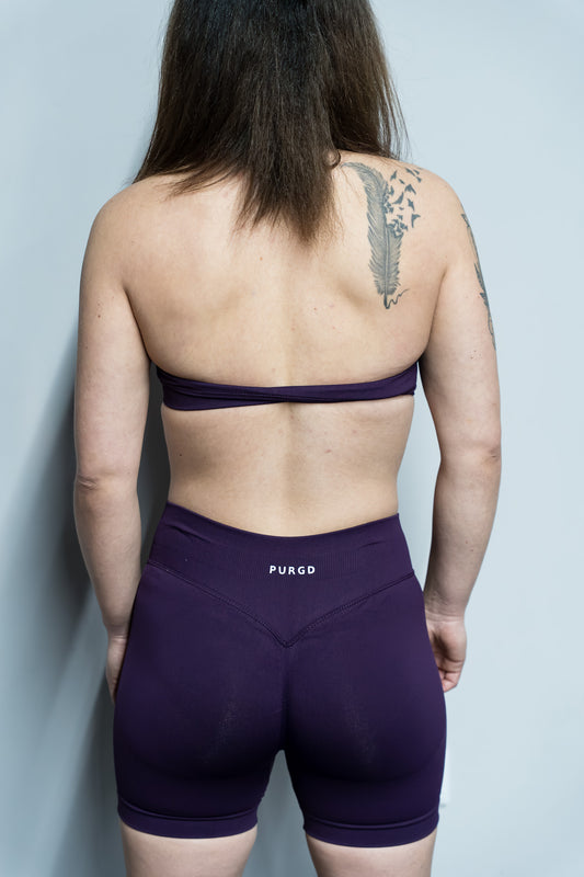 PURGD Sculpt Set — Halter Bra & Shorts - Purgd Gym Wear